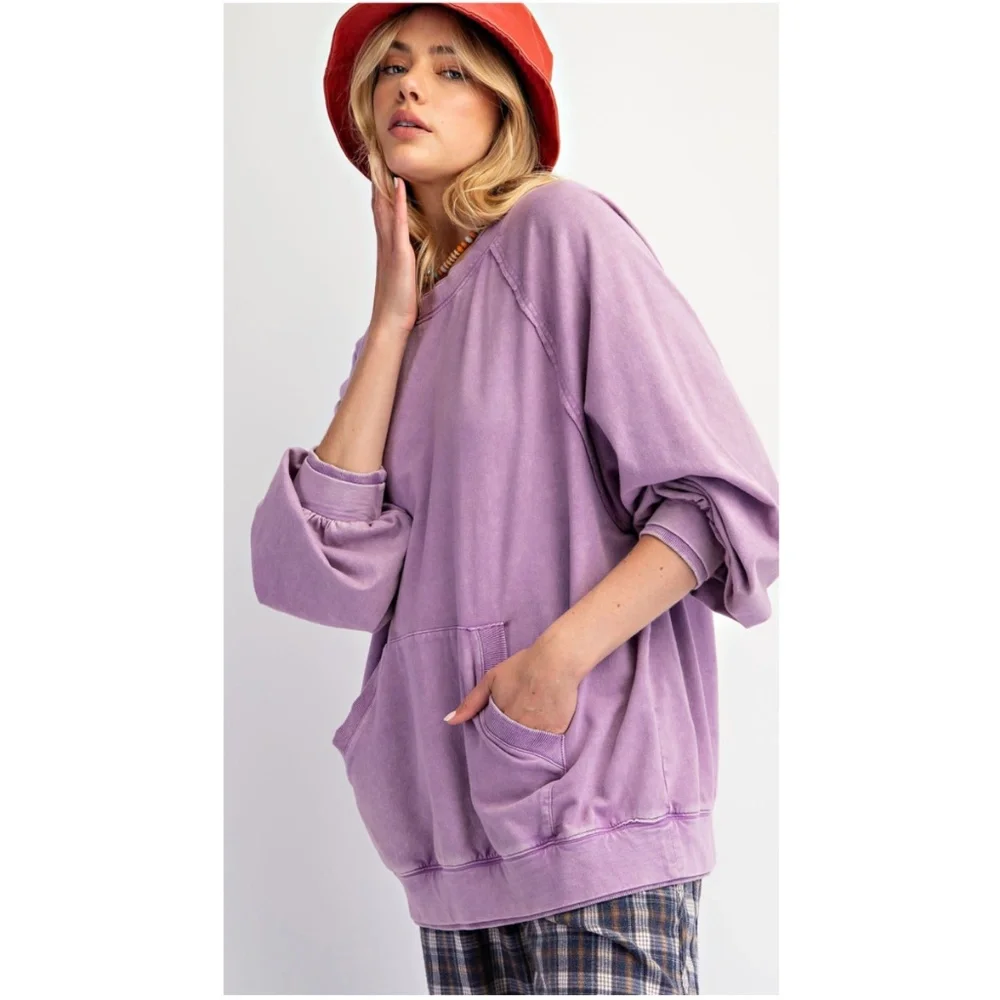 EASEL MINERAL WASH pullover - Picture 5 of 5